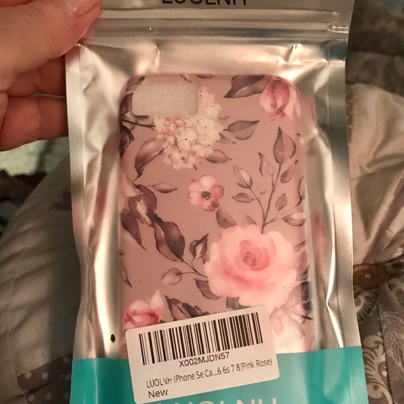 iPhone Case New for 6 6s 7 8 Pink Rose - Picture 2 of 2